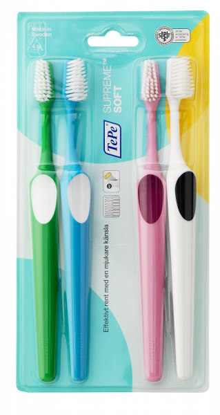 TePe Supreme soft, szczoteczki do zębów 3 + 1 gratis