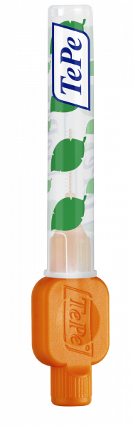 TePe Original szczoteczki międzyzębowe z bioplastiku 0,45 mm, pomarańczowe, 6 szt.
