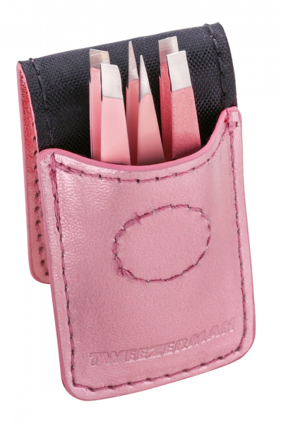 Tweezerman Zestaw 3 mini pęset w futerale