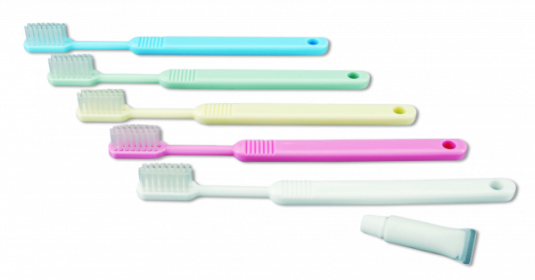 Miradent Happy Morning traveler szczoteczka podróżna, 50 szt.