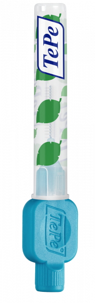 TePe Original szczoteczki międzyzębowe z bioplastiku 0,6 mm, niebieskie, 6 szt.