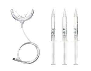 Smilepen Ultrasmile Professional Whitening Kit - zestaw do profesjonalnego wybielania zębów z akceleratorem LED (3 x żel)