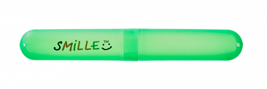 Smille zielone etui na szczoteczki do zębów