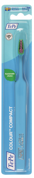 TePe Colour Compact x-soft, szczoteczka do zębów, turkusowa