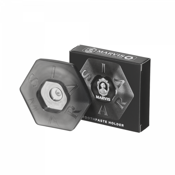 MARVIS stojak z tworzywa na pastę do zębów, czarny
