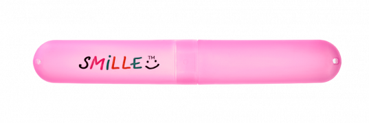 Smille różowe etui na szczoteczkę do zębów