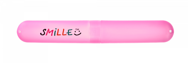 Smille różowe etui na szczoteczkę do zębów