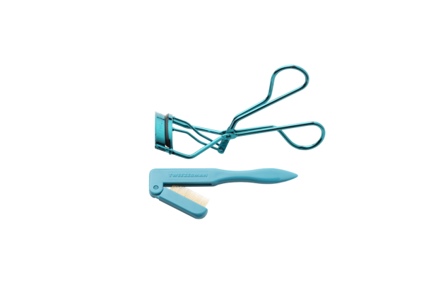 Zestaw upominkowy do rzęs Tweezerman Majestic Turquoise, edycja świąteczna