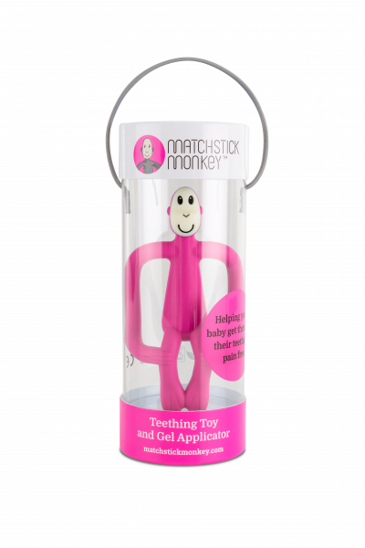 Matchstick Monkey gryzak rózowy