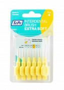 TePe Extra Soft szczoteczki międzyzębowe 0,7 mm, jasno żółte, 6 szt.
