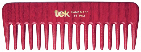 Tek MULTICOLOR grzebień w kolorze czerwonym