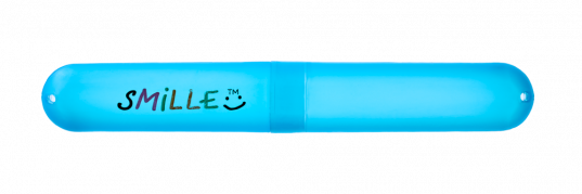 Smille niebieskie etui na szczoteczkę do zębów