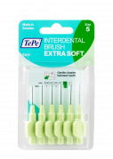 TePe Extra Soft szczoteczki międzyzębowe 0,8 mm, jasno zielone, 6 szt.