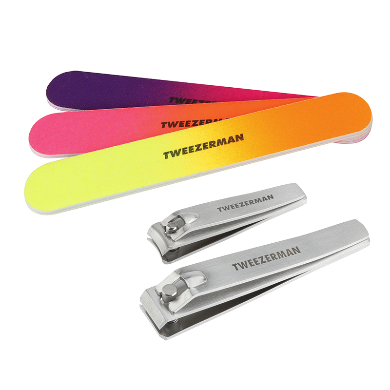 Tweezerman Neon Nail Kit - profesjonalny zestaw do pielęgnacji paznokci