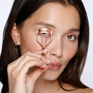 Tweezerman Rose Gold Set, zestaw upominkowy do rzęs i brwi