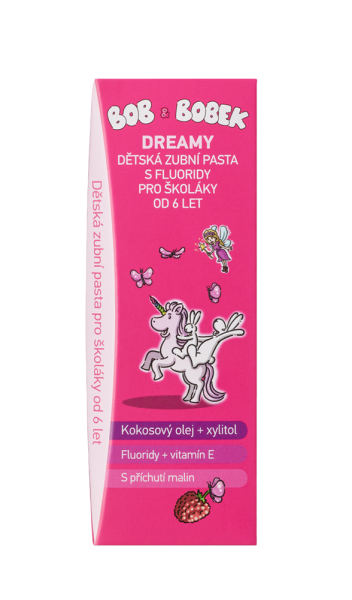 Bob i Bobek DREAMY Pasta do zębów dla dzieci w wieku 6+, z fluorem, 50 ml
