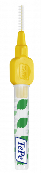 TePe Original szczoteczki międzyzębowe z bioplastiku 0,7 mm, żółte, 6 szt.