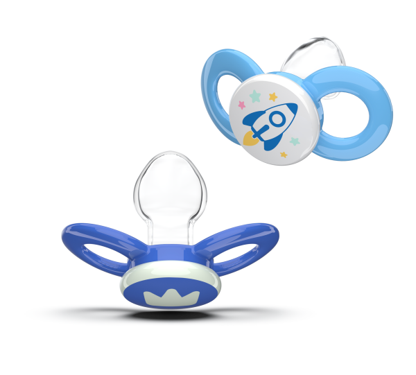 Dentistar smoczki ortodontyczne od 14 miesięcy, niebieske
