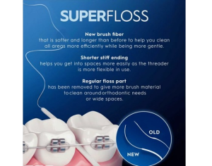Oral-B Superfloss, 50 włókien