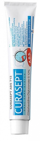 Curaprox Curasept ADS 712 pasta do zębów z 0,12% CHX, 75 ml