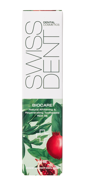 SWISSDENT BIOCARE regenerująca i rozjaśniająca pasta do zębów, 100 ml