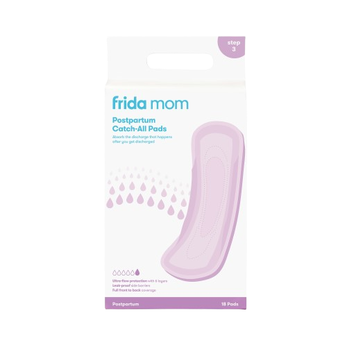 Frida Mom Postpartum Catch-All Pads, poporodowe podpaski, 18 szt.