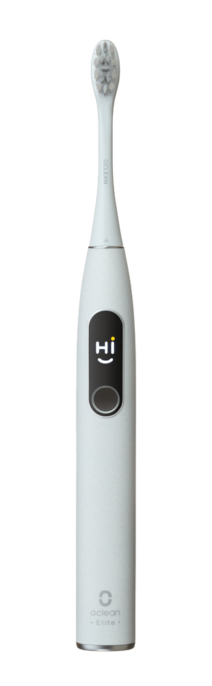 Oclean X Pro Elite - szczoteczka soniczna w kolorze wapiennym szarym