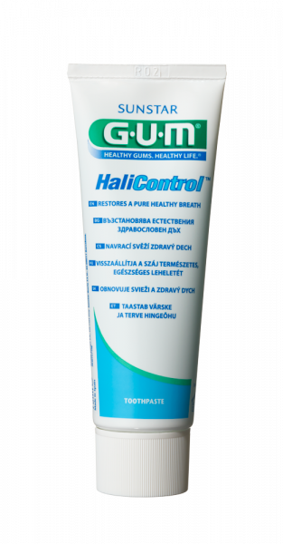GUM HaliControl żel do zębów chroniący przed nieprzyjemnym oddechem CPC 0,07 %, 75 ml