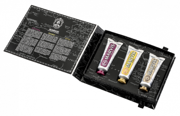 MARVIS Wonders Of The World zestaw prezentowy past do zębów, 3x 25 ml