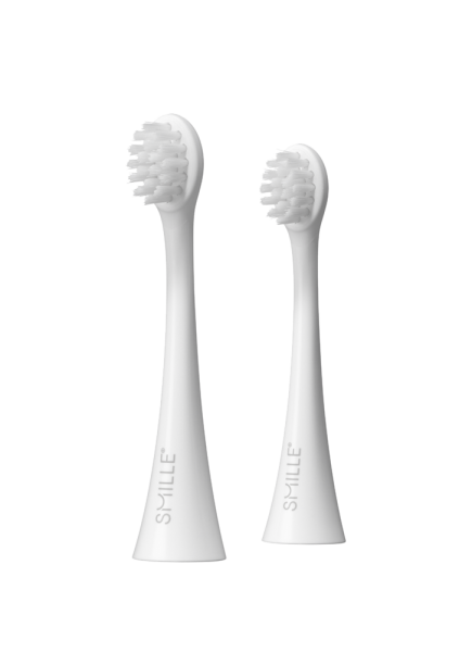 SMILLE Sonic Brush, końcówki wymienne MINI, białe, 2 szt.