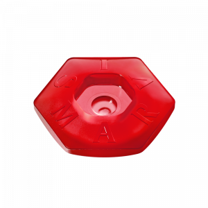 MARVIS stojak z tworzywa na pastę do zębów, czerwony