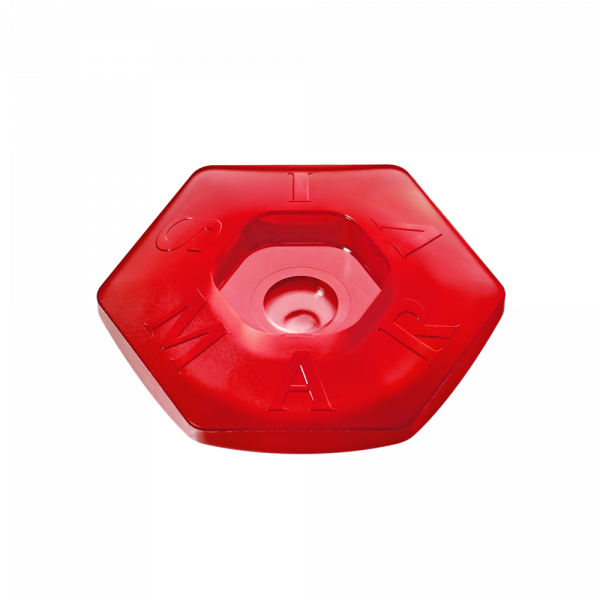 MARVIS stojak z tworzywa na pastę do zębów, czerwony