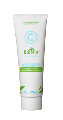 Biomin BioMin C pasta do zębów bez fluoru do wrażliwych zębów, 75 ml