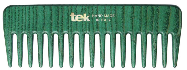 Tek MULTICOLOR grzebień w kolorze zielonym