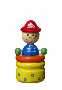 Drewniane pudełko na pierwszy ząbek PIRAT