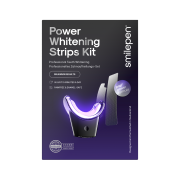 Smilepen Power Whitening Strips Kit, siedmiodniowa intensywna kuracja wybielająca z akceleratorem LED