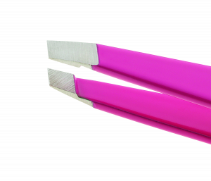 Tweezerman SLANT pęseta różowa
