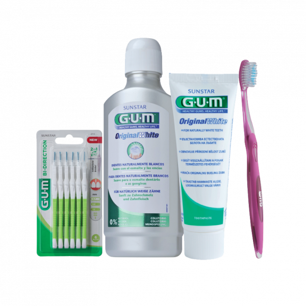 GUM Original White zestaw wybielający