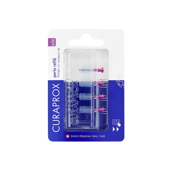 Curaprox CPS 406 perio plus – 4 szczoteczek