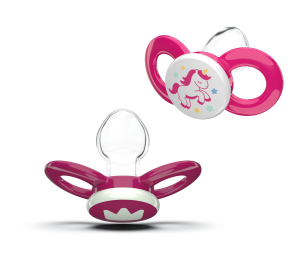 Dentistar smoczki ortodontyczne od 14 miesięcy, różowe