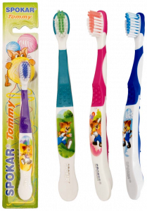 Spokar Tommy szczoteczka dla dzieci od 3 do 6 lat, Soft