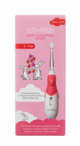 Bob i Bobek baby soniczna szczoteczka z sercami, 0-5 lata