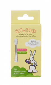 Bob a Bobek baby zapasowa głowica, 18+ miesięcy, 3 + 1 szt.