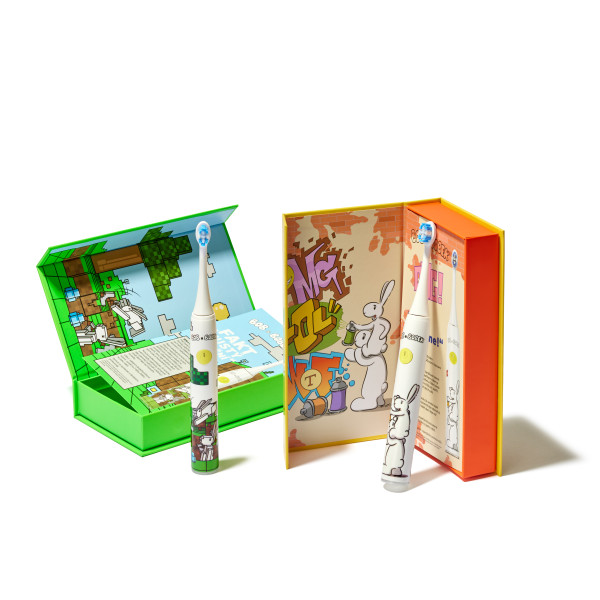 BOB i BOBEK KRAFT - Misja czystych zębów! Soniczna szczoteczka do zębów dla dzieci w wieku szkolnym