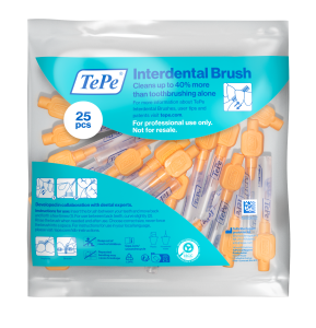 TePe Extra Soft szczoteczki międzyzębowe 0,45 mm, jasno pomarańczowe, 25 szt.