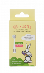 Bob a Bobek baby zapasowa głowica 0-18 miesięcy, 3 + 1 szt.