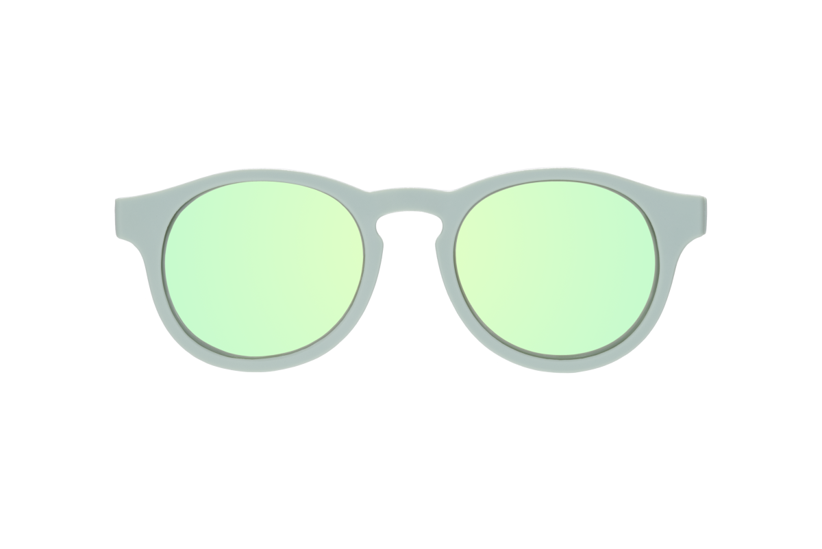 BABIATORS Polarized Keyhole Seafoam Blue, lustrzane okulary przeciwsłoneczne z polaryzacją, niebieska piana morska, 6+ lat