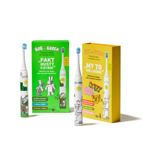 BOB i BOBEK KRAFT - Misja czystych zębów! Soniczna szczoteczka do zębów dla dzieci w wieku szkolnym