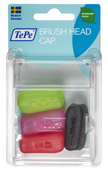 TePe osłona na główke szczoteczki, 4 sztuki
