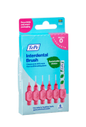 TePe Original międzyzębowe szczoteczki z bioplastiku 0,4 mm, różowe, 6 sztuk, pudełko